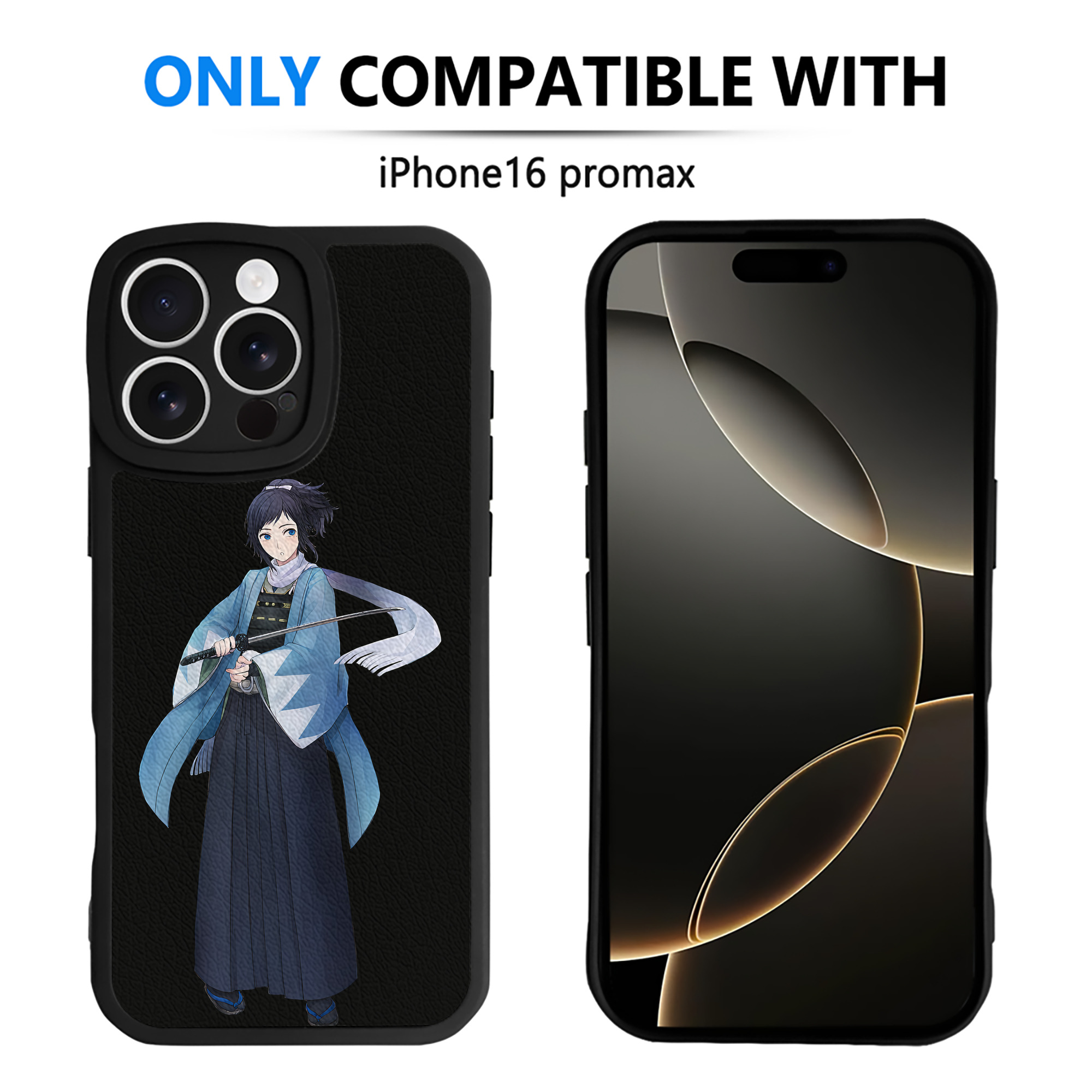 （画像用） 刀剣乱舞 Touken Ranbu 【iPhone 16シリーズ対応】シリコンスマホケース（レザー調） 材質：シリコン